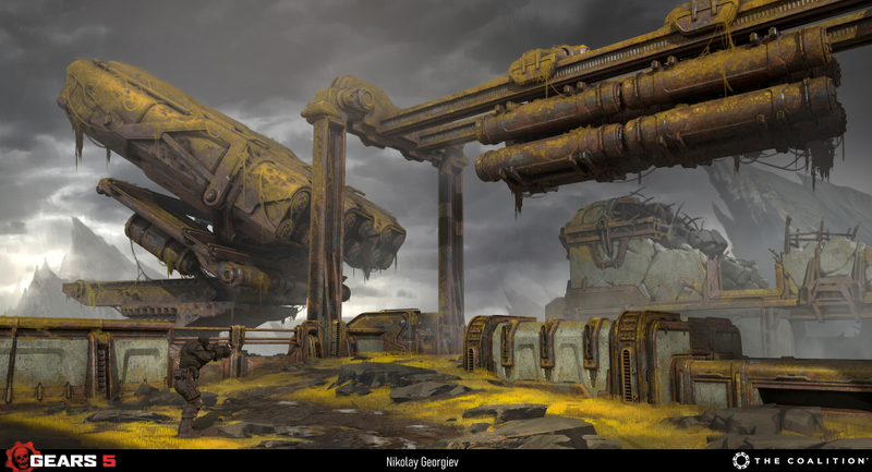 Illustration for article titled The Art Of Gears 5